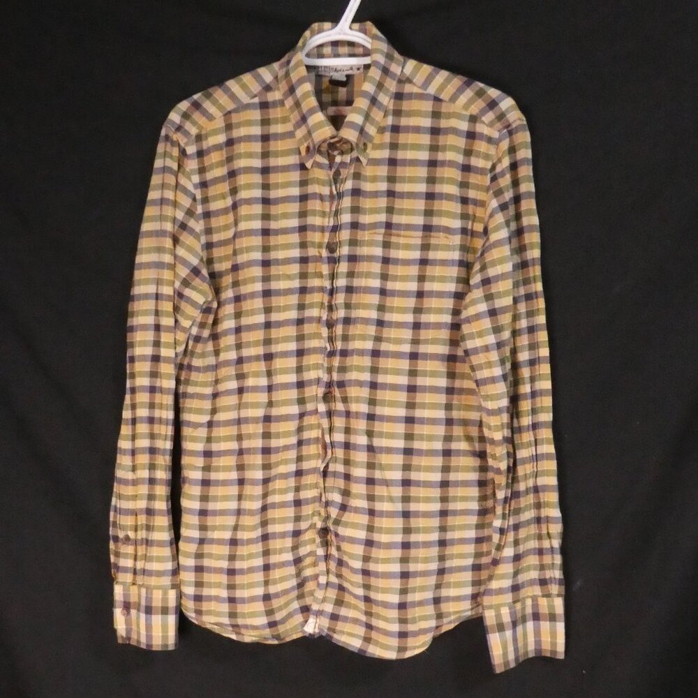 H.E. By MANGO - Blacksmith | medium | Slim Fit | Plaid Button-Up Casual Shirt